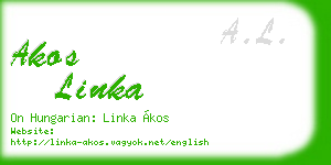 akos linka business card